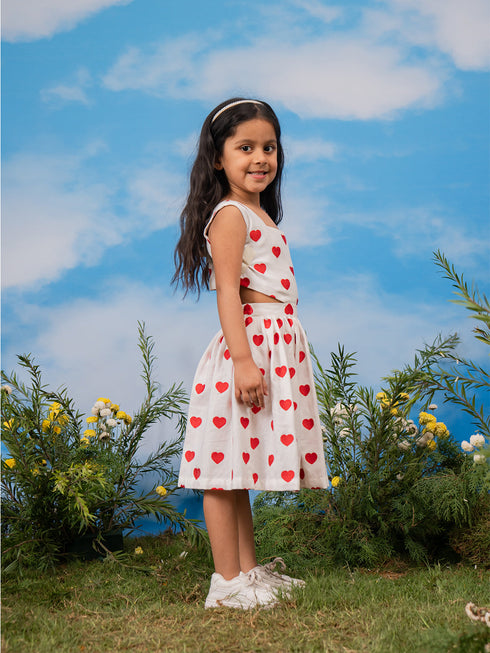 Girl's' White Dress